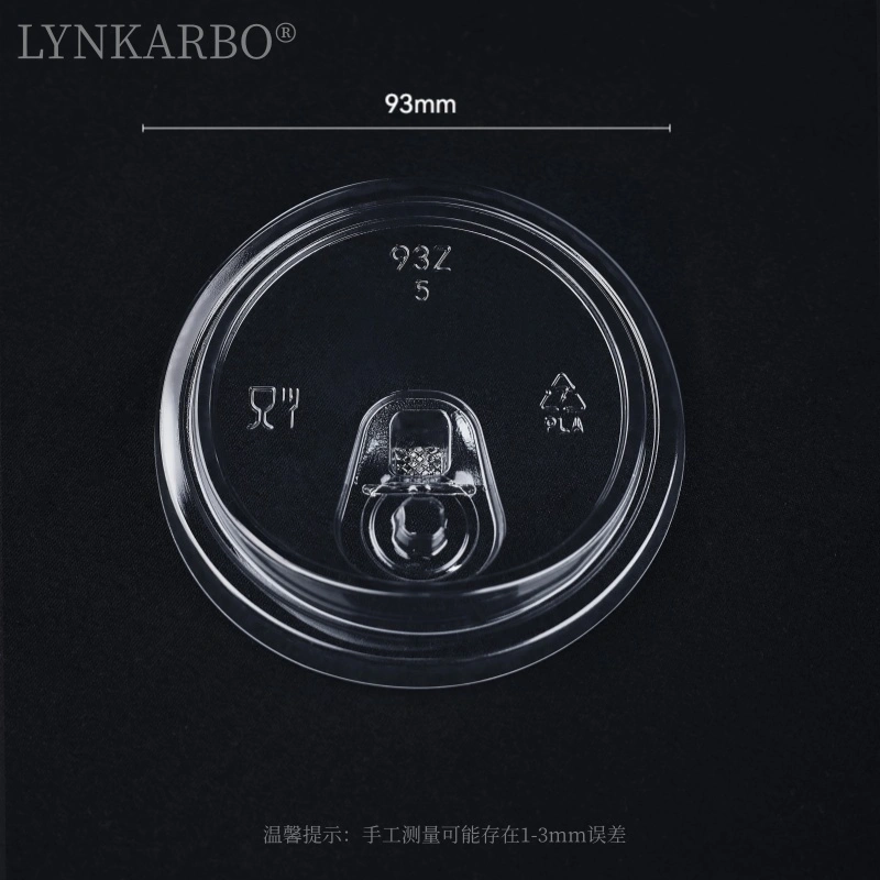 ฝาปิดแบบไม่มีหลอด PLA ขนาด 93 มม