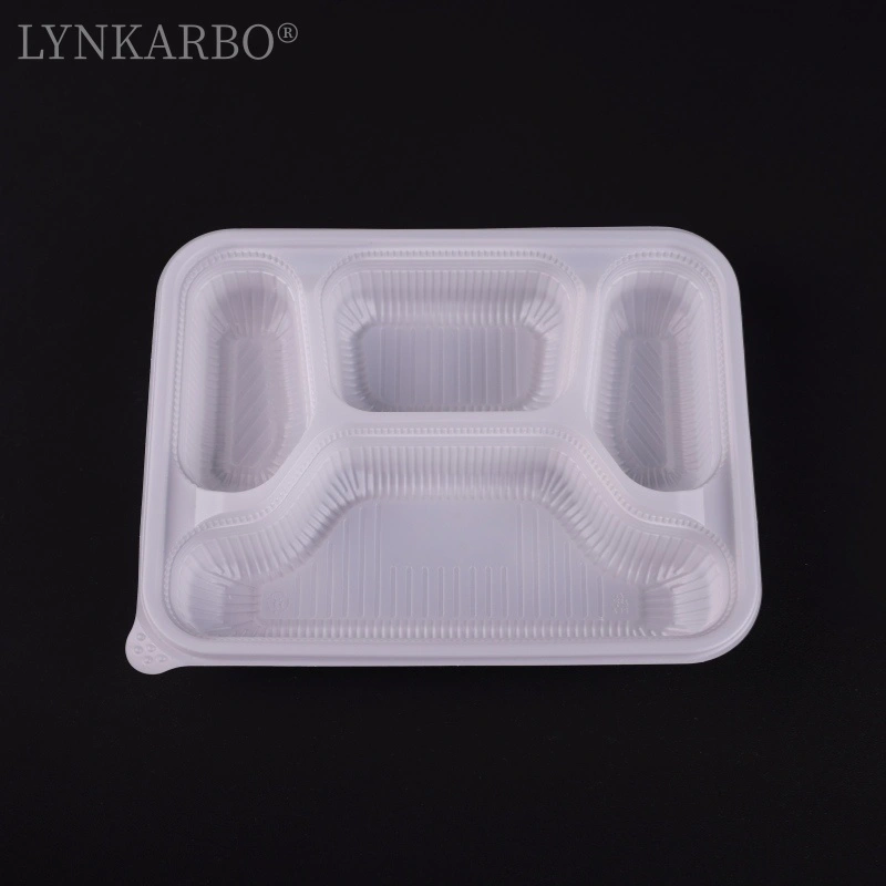 CPLA กล่องเก็บอาหารสี่ช่อง